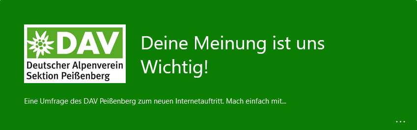 © DAV-Peißenberg